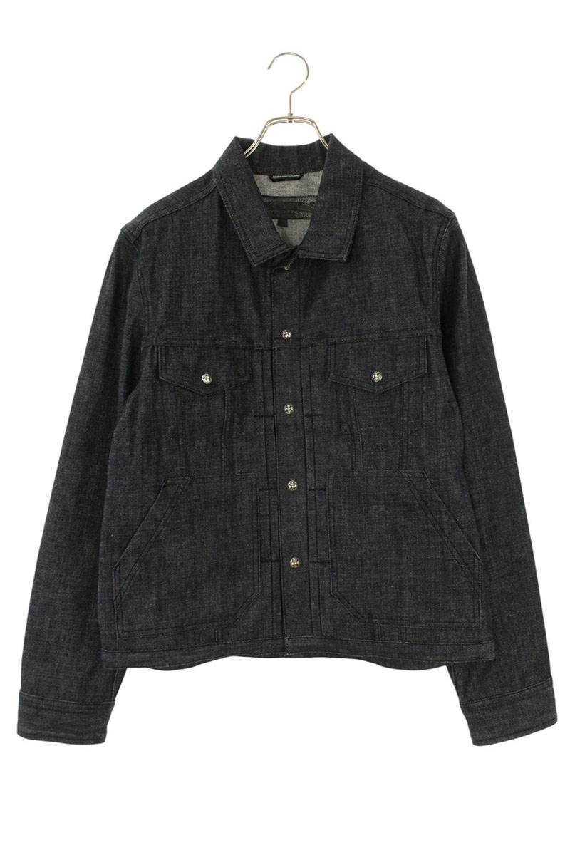 Chrome Hearts WHIPLASH FBRC Cross Ball Button Denim Size S