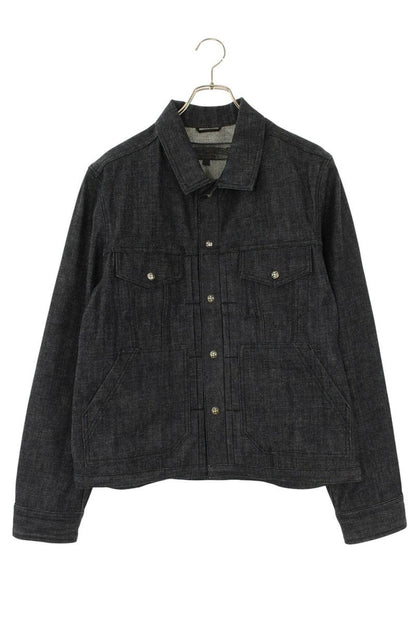 Chrome Hearts WHIPLASH FBRC Cross Ball Button Denim Size S