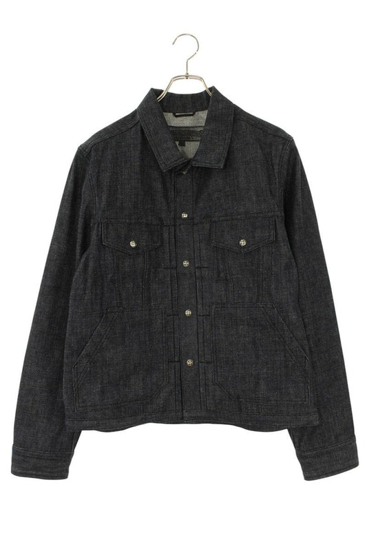 Chrome Hearts WHIPLASH FBRC Cross Ball Button Denim Size S