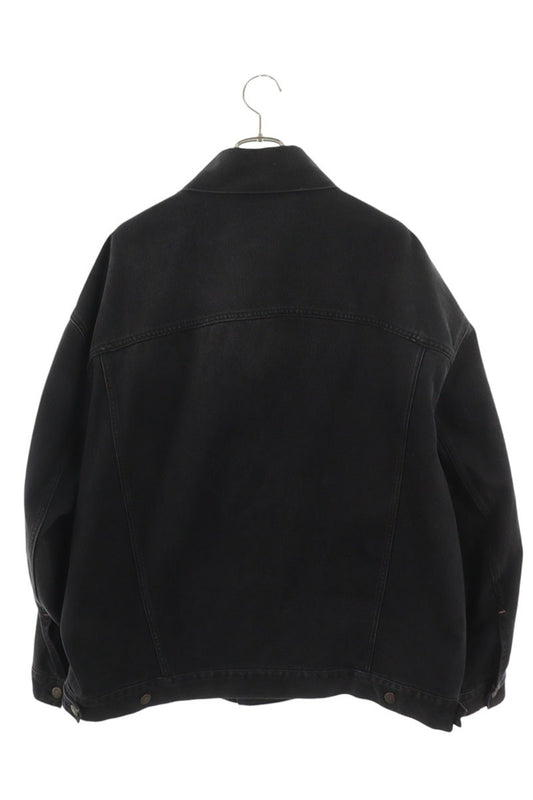 ACNE STUDIOS Oversized Washed Black Denim Jacket Size XXXS