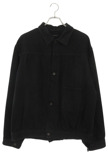 COMOLI Black Denim Jacket Size XL