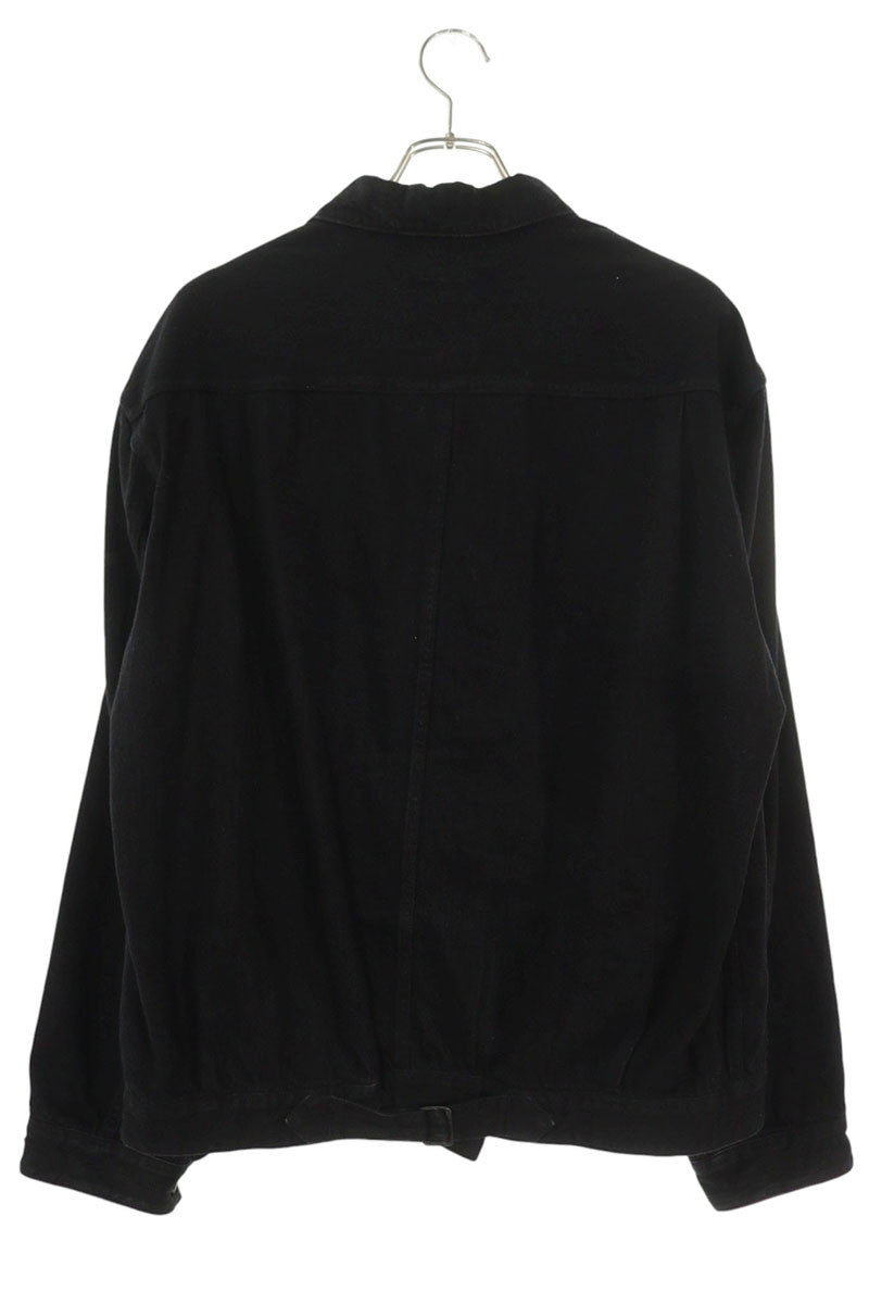 COMOLI Black Denim Jacket Size XL