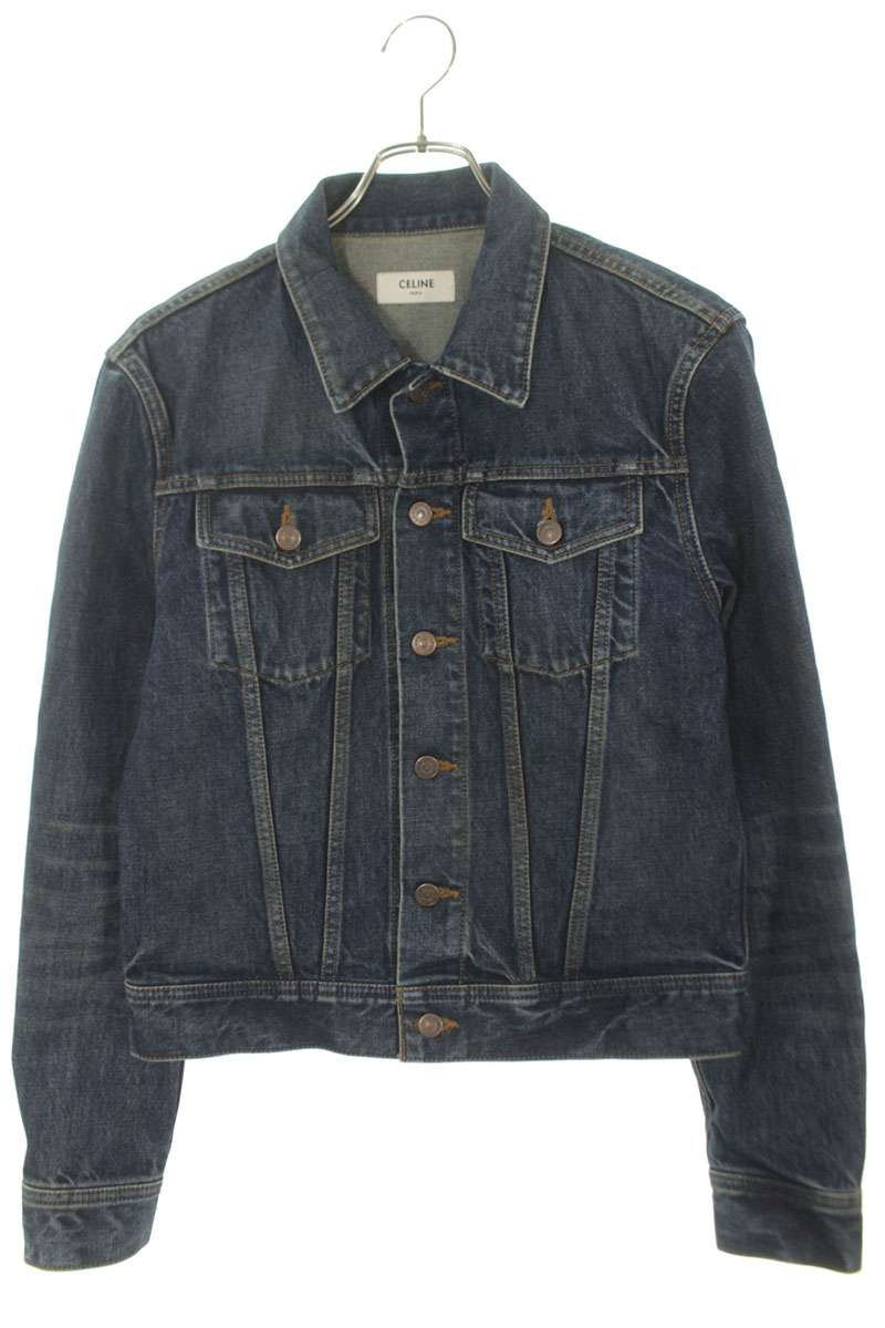 CELINE Classic Trucker Indigo Denim Jacket Size S