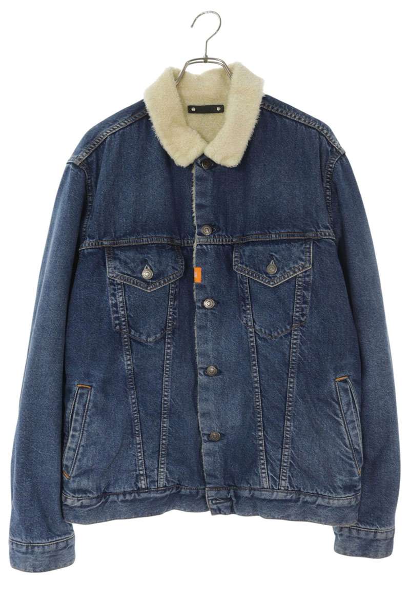 MINEDENIM x WIND AND SEA Back Logo Print Boa Denim Size XL