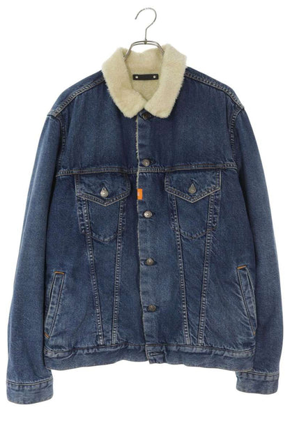MINEDENIM x WIND AND SEA Back Logo Print Boa Denim Size XL