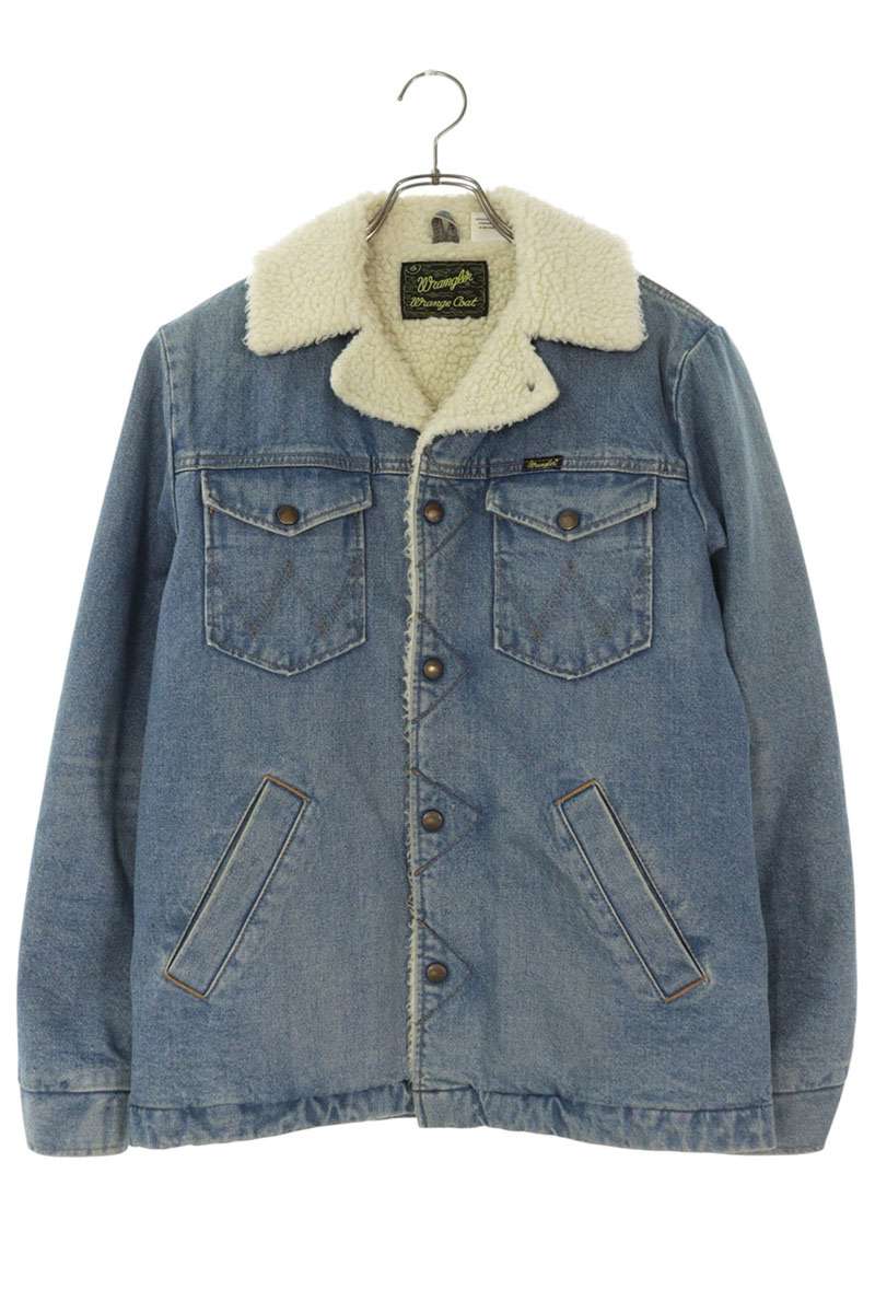 WACKO MARIA x Wrangler Snap Button Boa Denim Jacket Size S