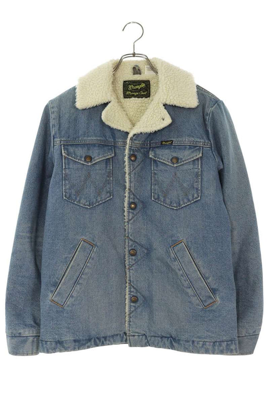 WACKO MARIA x Wrangler Snap Button Boa Denim Jacket Size S