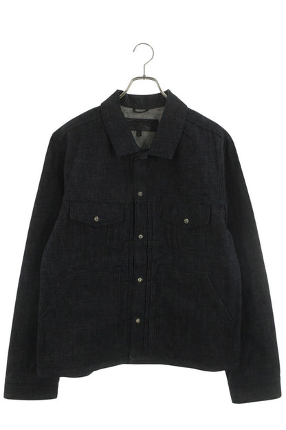 Chrome Hearts WHIPLASH FBRC Cross Ball Rigid Denim Size L