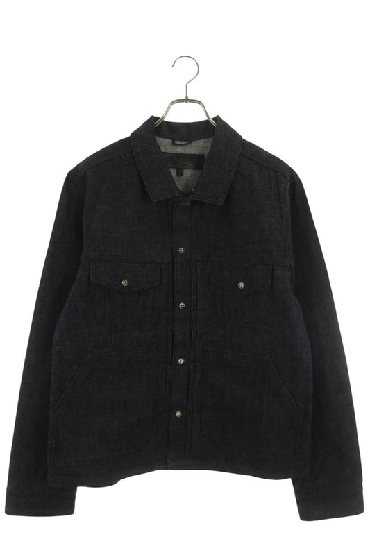 Chrome Hearts WHIPLASH FBRC Cross Ball Rigid Denim Size L