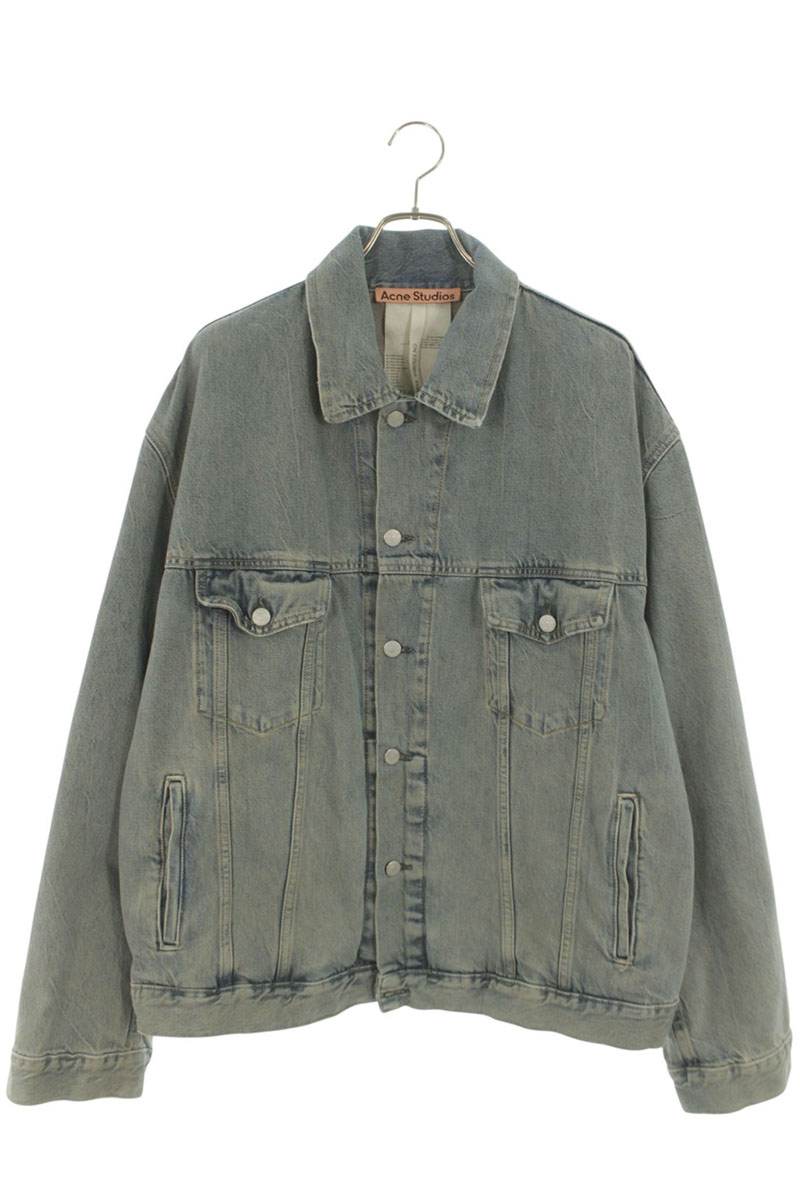 ACNE STUDIOS Washed Oversized Indigo Denim Jacket Size S