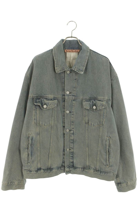 ACNE STUDIOS Washed Oversized Indigo Denim Jacket Size S