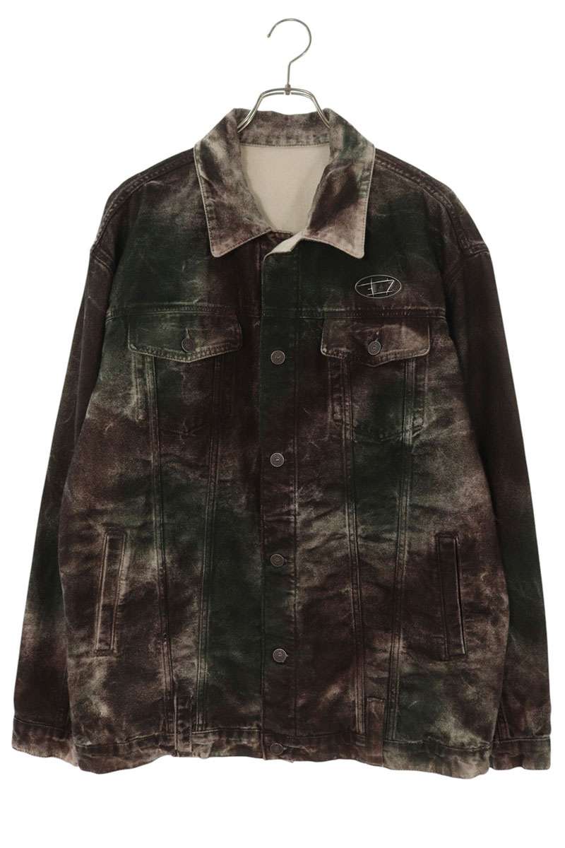 DIESEL x THUG CLUB Gradation Denim Jacket Multi Size XL