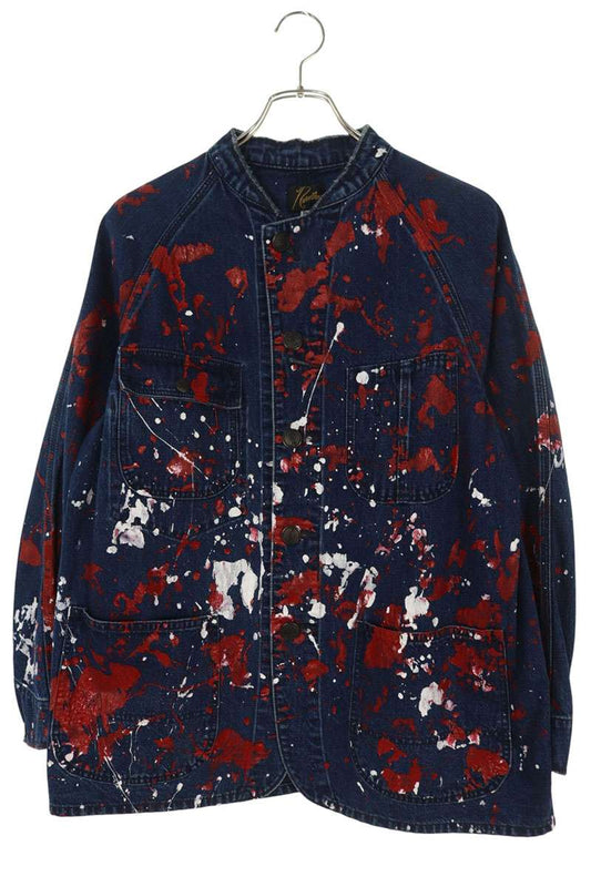 Needles 19AW Paint Process Denim Chore Coat Multi Size XS