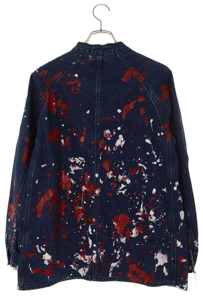 Needles 19AW Paint Process Denim Chore Coat Multi Size XS