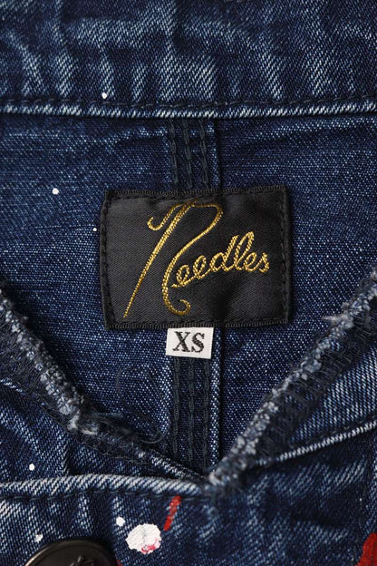 Needles 19AW Paint Process Denim Chore Coat Multi Size XS