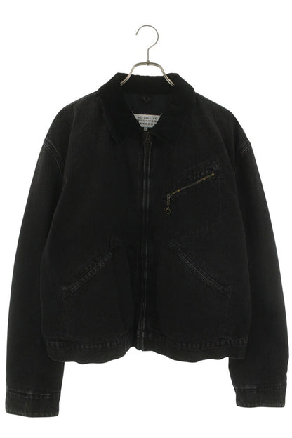 Maison Margiela 26SS Corduroy Collar Zip Denim Size XXL