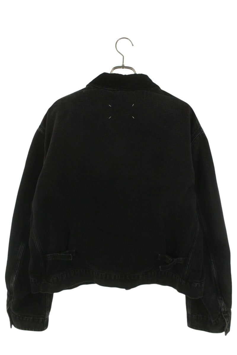 Maison Margiela 26SS Corduroy Collar Zip Denim Size XXL