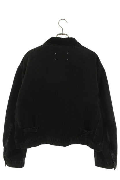 Maison Margiela 26SS Corduroy Collar Zip Denim Size XXL
