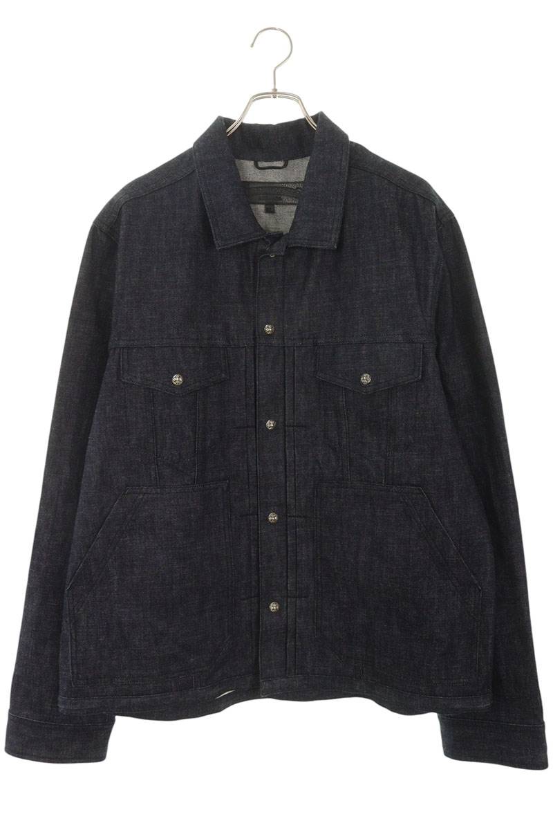 Chrome Hearts WHIPLASH FRBC Cross Ball Rigid Denim Size XL