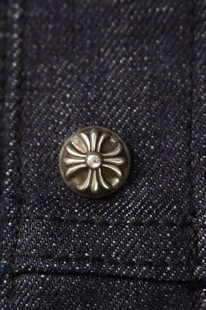 Chrome Hearts WHIPLASH FRBC Cross Ball Rigid Denim Size XL
