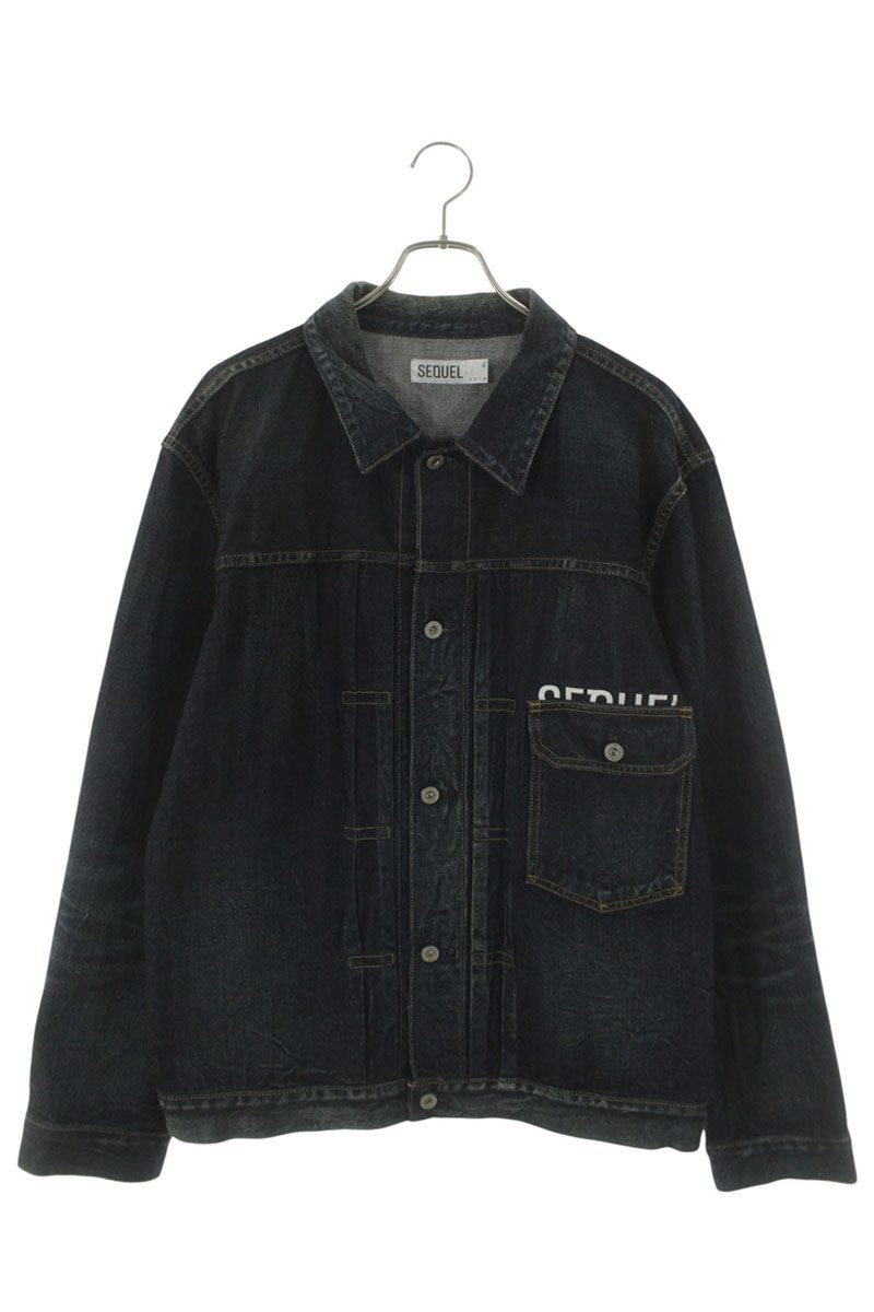 SEQUEL 21SS x fragment 2nd Type Distressed Denim Jkt Size XL