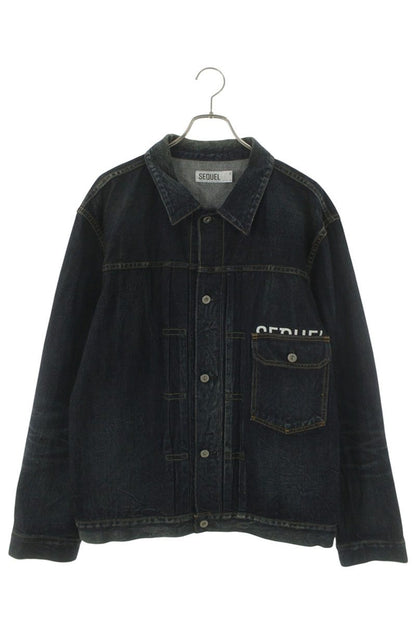 SEQUEL 21SS x fragment 2nd Type Distressed Denim Jkt Size XL