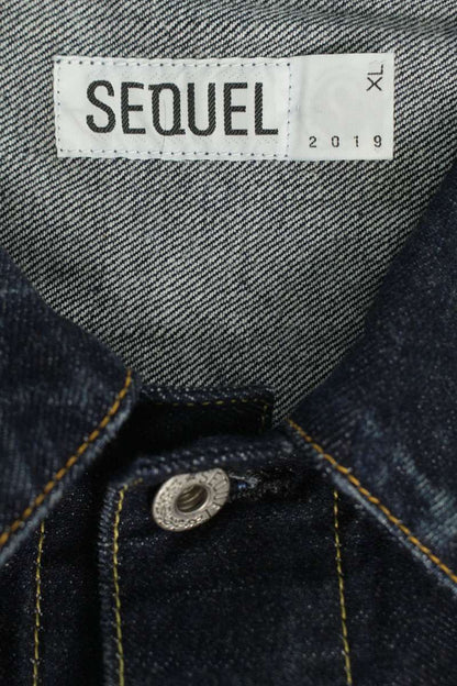 SEQUEL 21SS x fragment 2nd Type Distressed Denim Jkt Size XL
