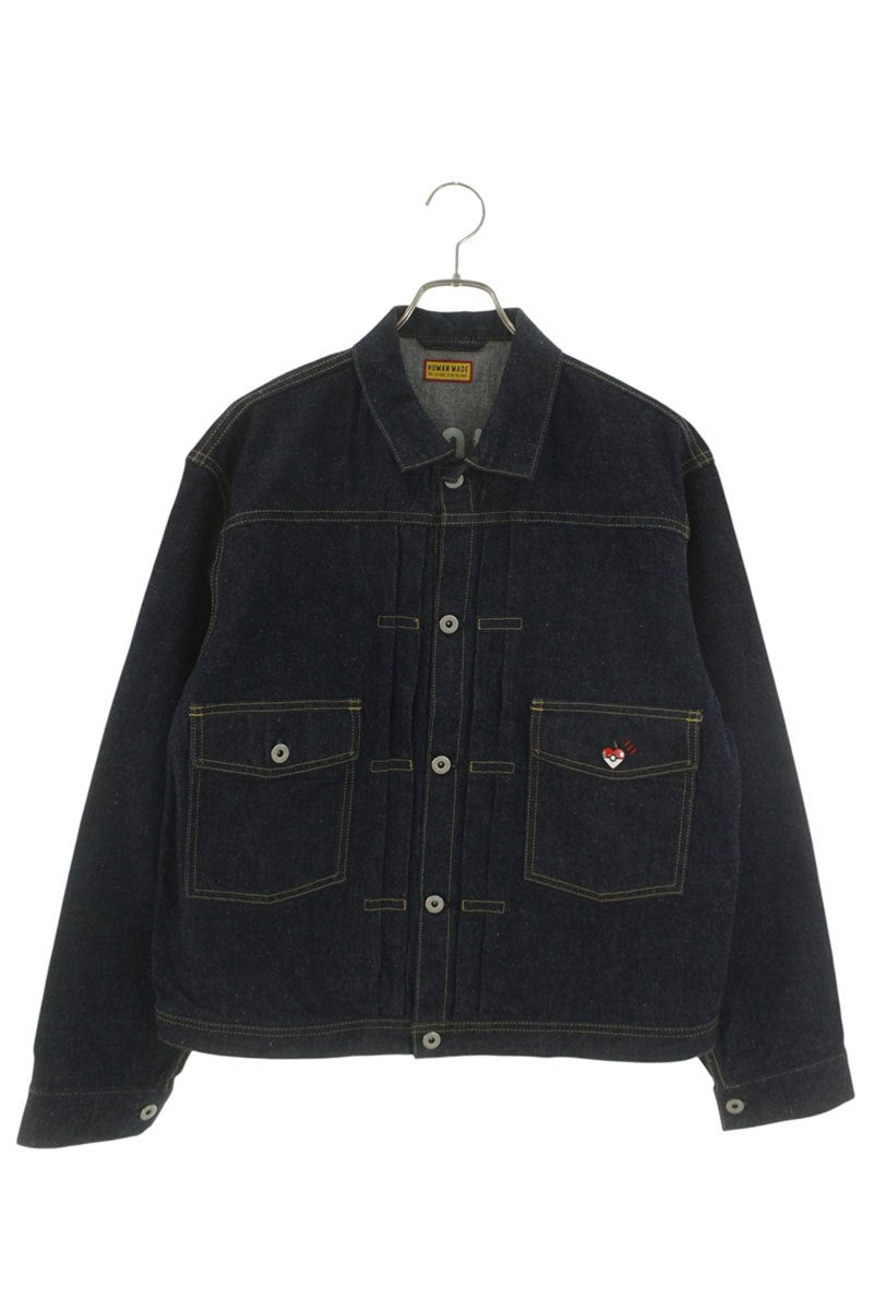 HUMAN MADE Character Patch Denim Jacket Indigo Size XL