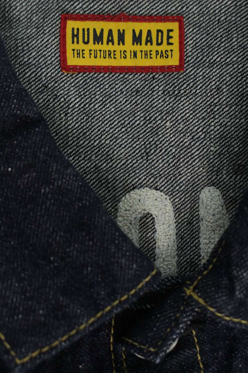 HUMAN MADE Character Patch Denim Jacket Indigo Size XL