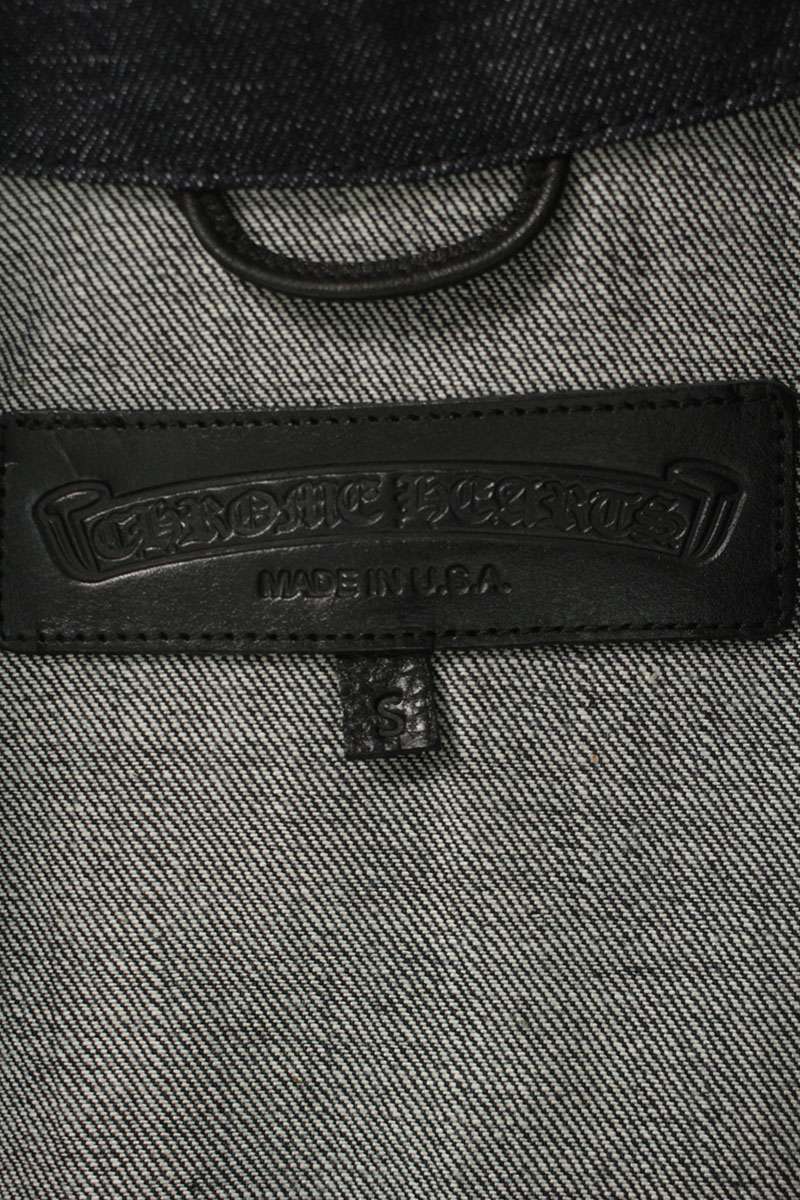 Chrome Hearts WHIPLASH FRBC Cross Ball Raw Denim Size S
