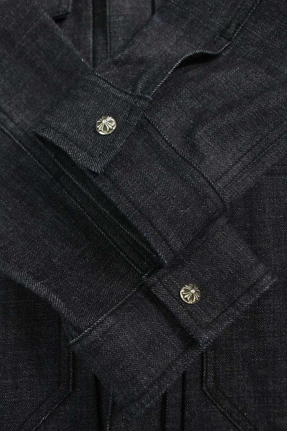 Chrome Hearts WHIPLASH FRBC Cross Ball Raw Denim Size S