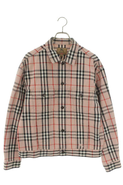 SUPREME x Burberry 22SS Nova Check Denim Trucker Size M