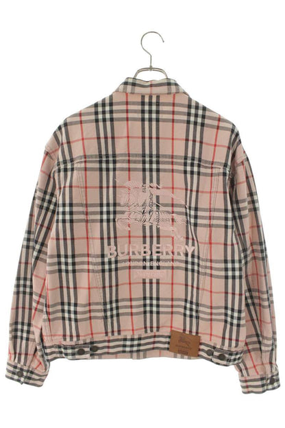 SUPREME x Burberry 22SS Nova Check Denim Trucker Size M