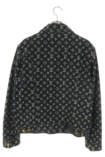 LOUISVUITTON Monogram Denim Jacket Indigo Size L