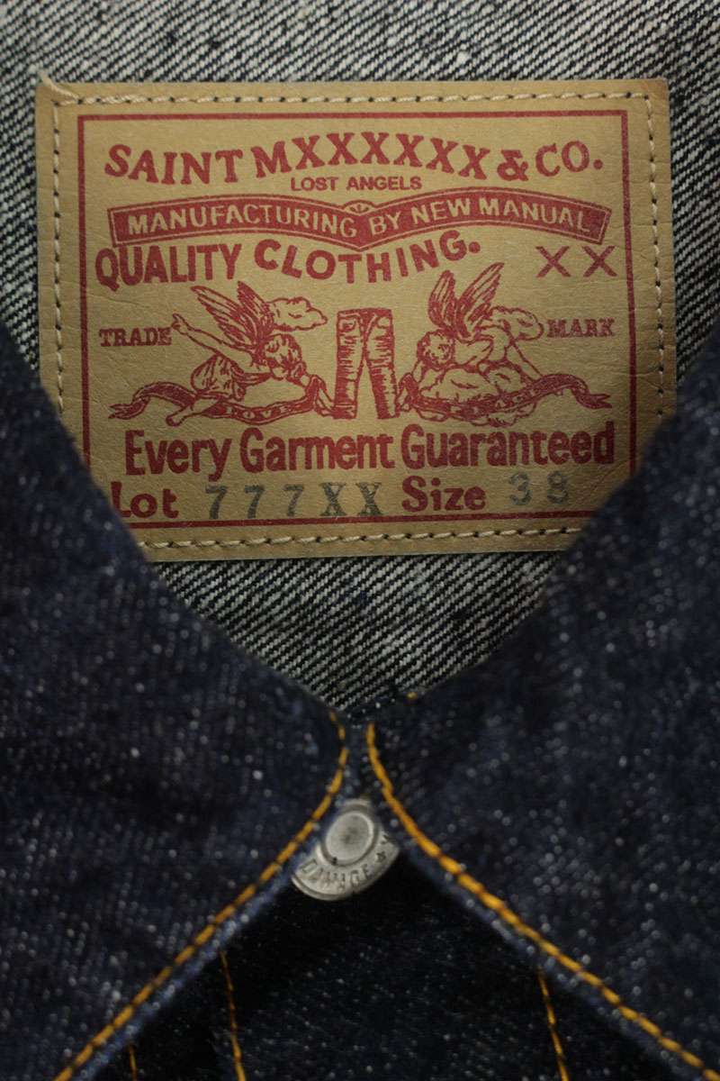 SAINT MICHAEL x BerBerJin Vintage Denim Jkt Blue Size M