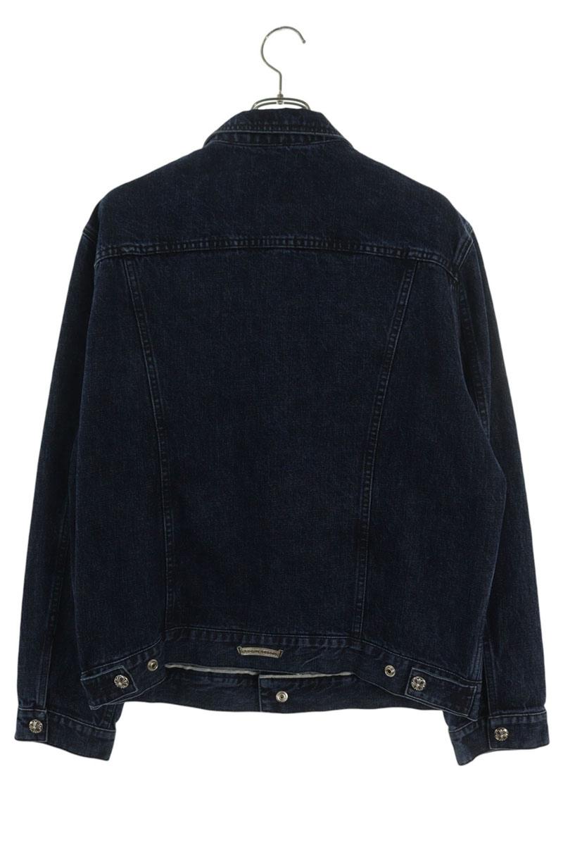 Chrome Hearts Motorbreath Dagger Zip Denim Jacket Size M