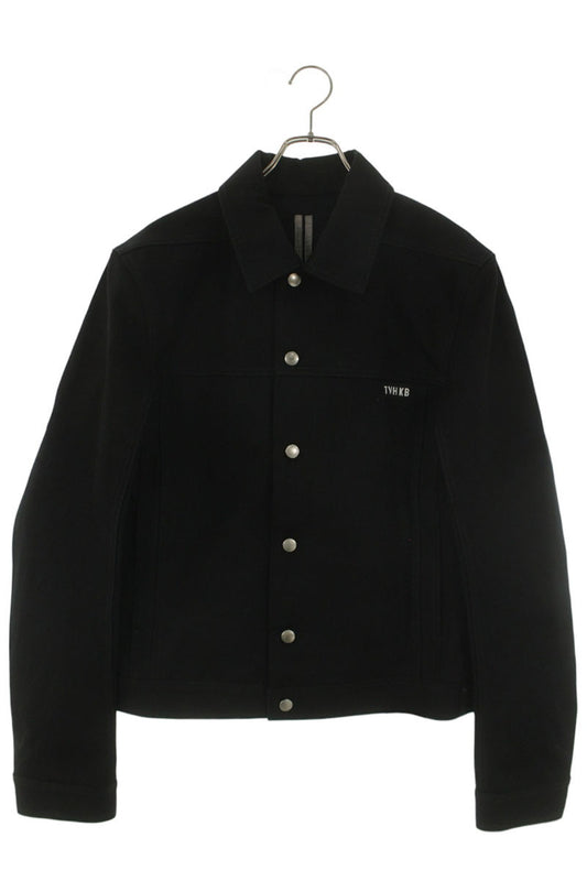 Rick Owens 23AW SSENSE Back Logo Denim Jacket Black Size L