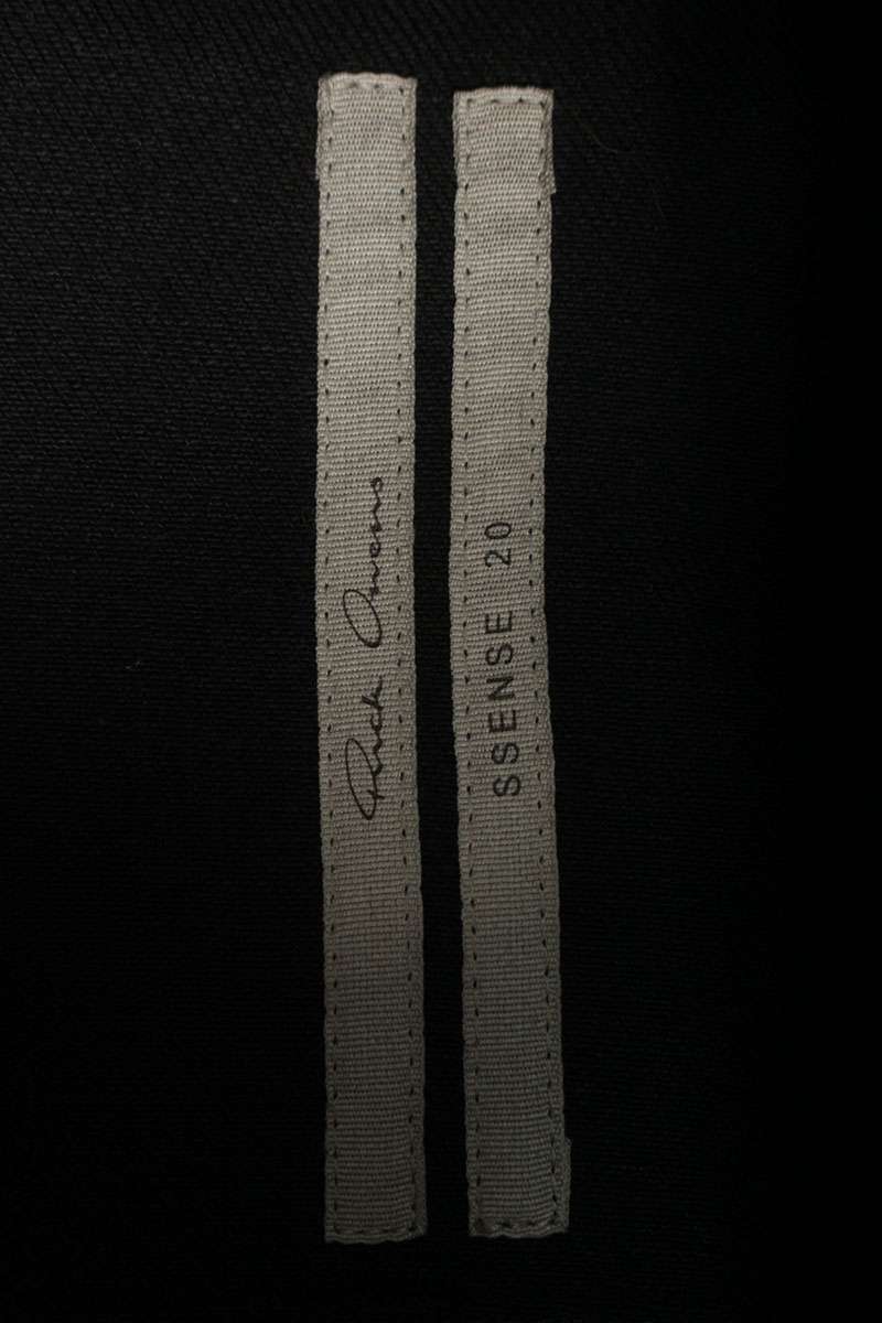 Rick Owens 23AW SSENSE Back Logo Denim Jacket Black Size L