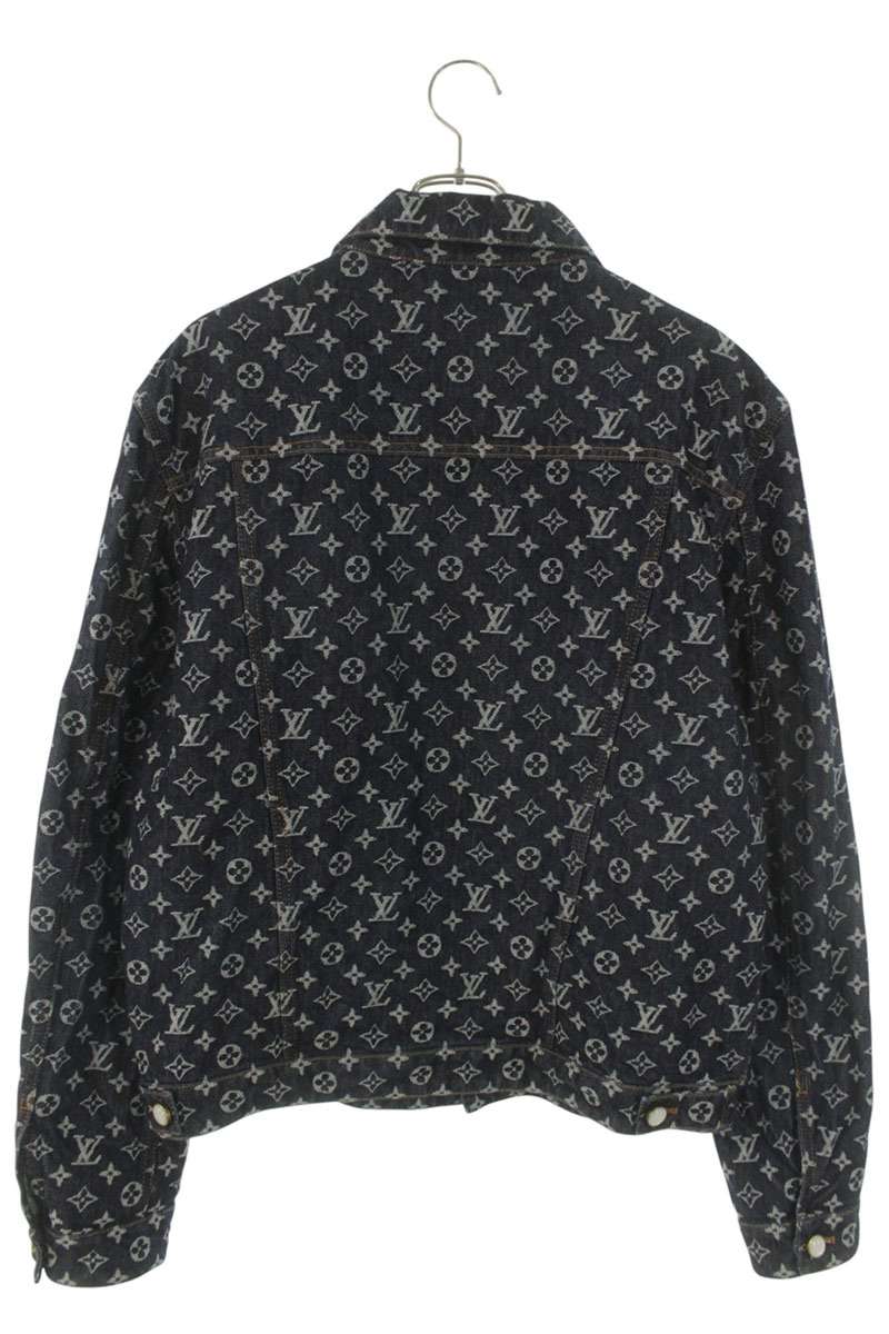 LOUISVUITTON 24AW Monogram Jacquard Denim Jacket Size XL