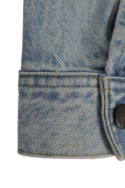 SUPREME 16SS Back Logo Denim Trucker Jacket Indigo Size L