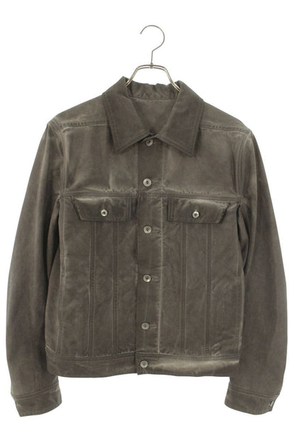 DRKSHDW Cape Sleeve Denim Jacket Gray Size S
