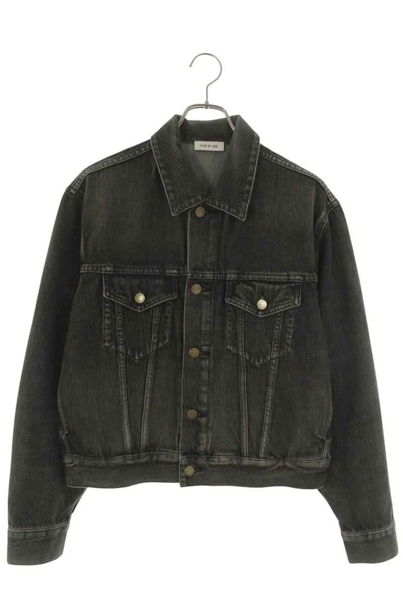 FEAR OF GOD Washed Denim Jacket Gray Size S