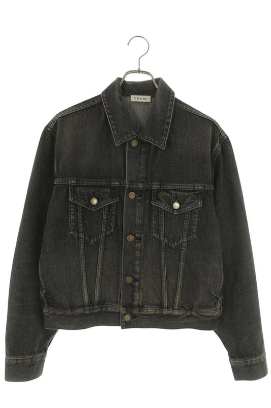 FEAR OF GOD Washed Denim Jacket Gray Size S