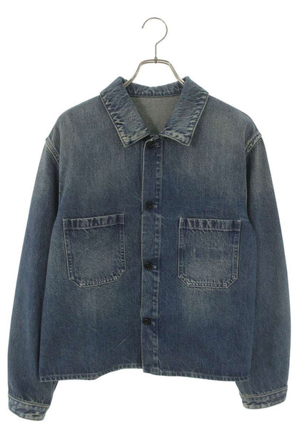 ANN DEMEULEMEESTER 26SS Boxy Fit Denim Jacket Indigo Size M