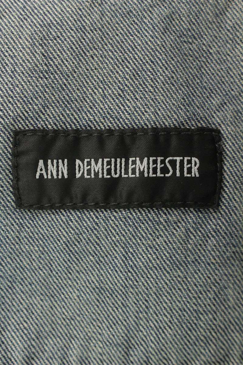 ANN DEMEULEMEESTER 26SS Boxy Fit Denim Jacket Indigo Size M