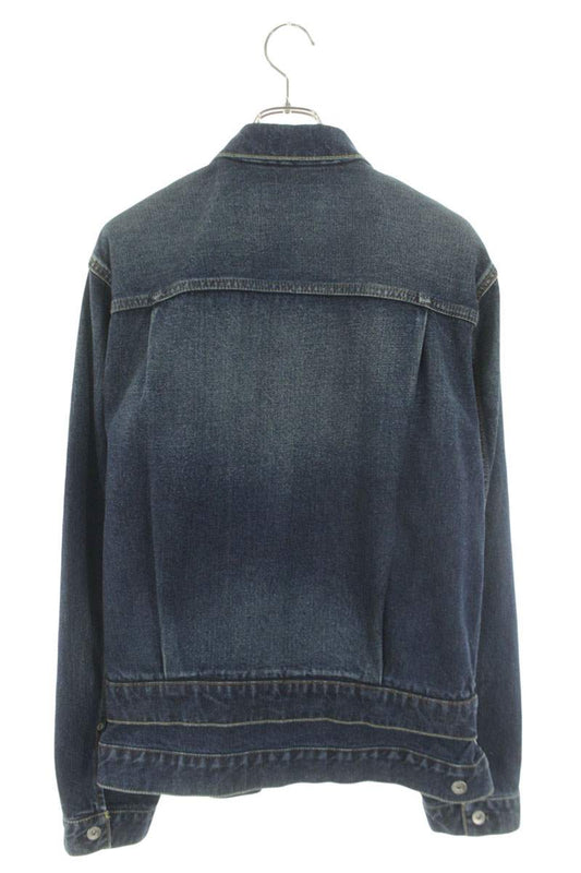 Sacai Side Zip Denim Jacket Blue Size 3