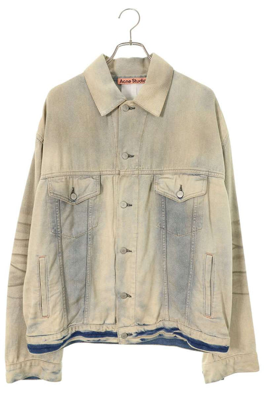 ACNE STUDIOS Oversized Denim Jacket Indigo Blue Size S