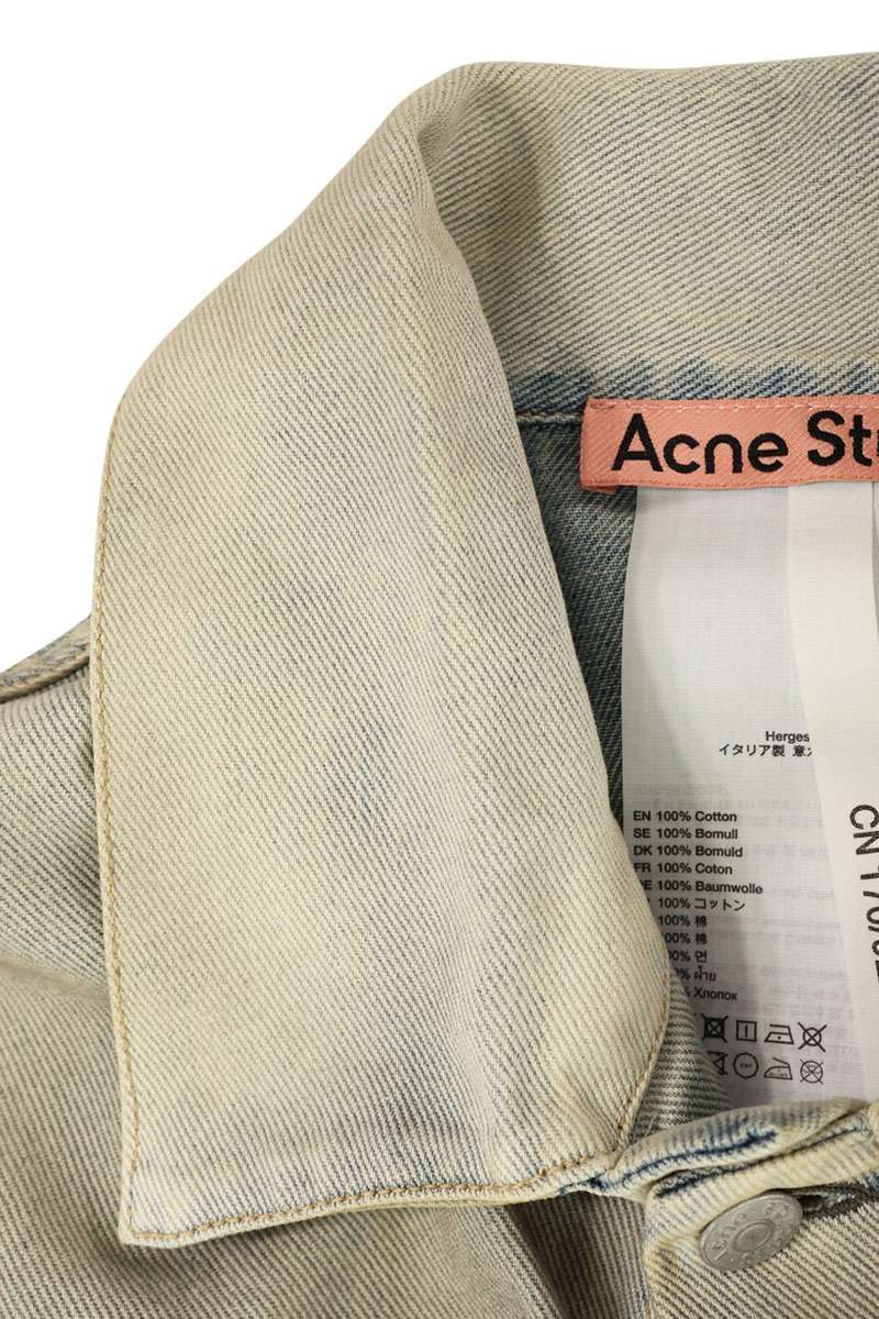 ACNE STUDIOS Oversized Denim Jacket Indigo Blue Size S