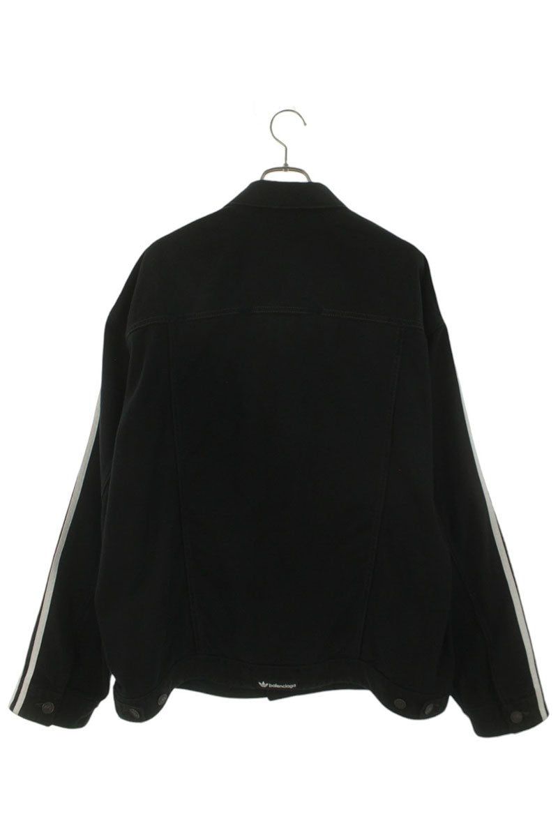 BALENCIAGA 23SS adidas Sideline Distressed Denim Jkt Size 1