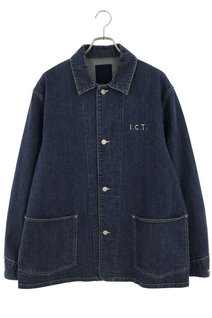 VISVIM Back Logo Embroidered Coverall Denim Jacket Size 3